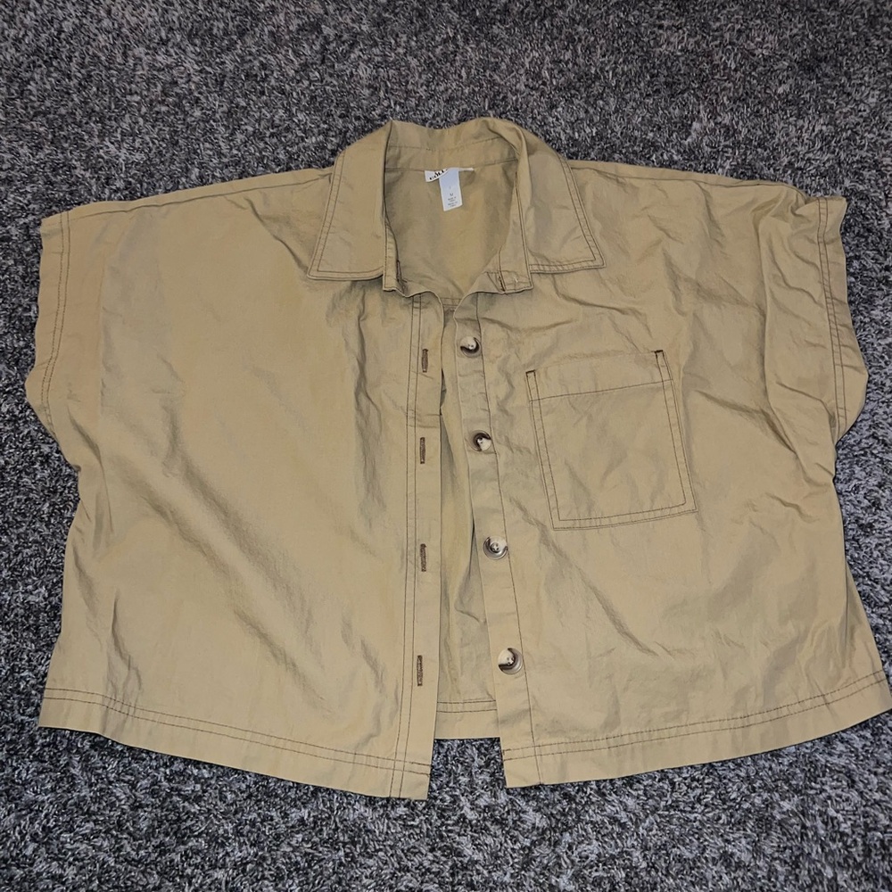 Future Collective Tan Short Sleeve Shirt
